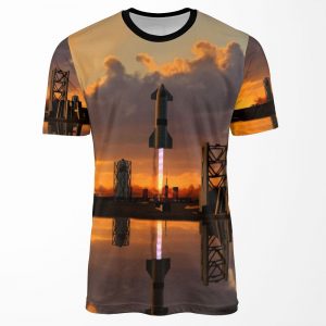 Spacex Starship Sn15 All-over-print T-shirt