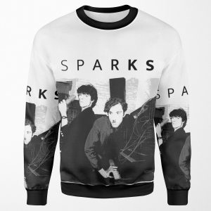 Sparks Black Text All-over-print Unisex Sweatshirt