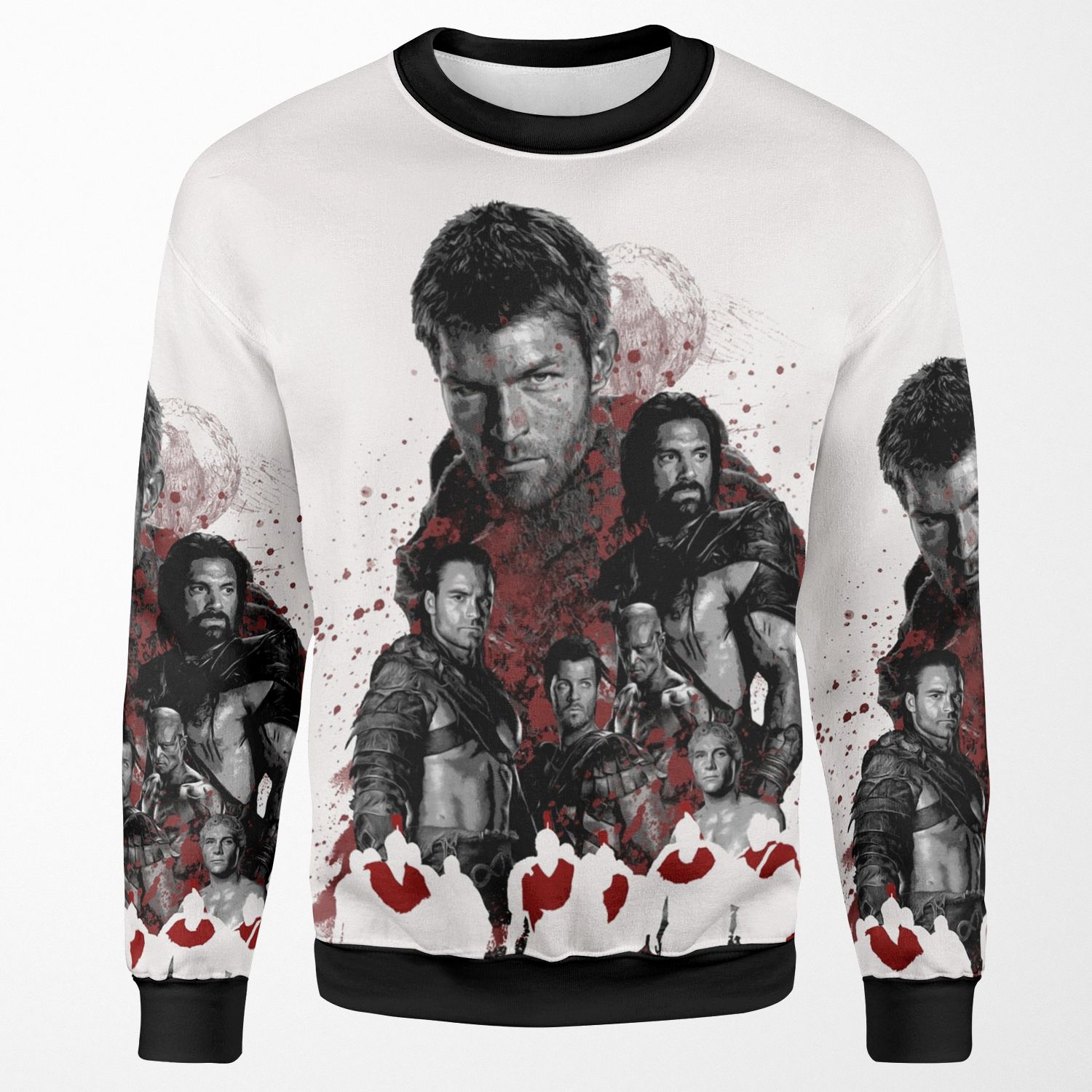 Spartacus And His Rebel Leaders All-over-print Unisex Sweatshirt