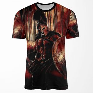 Spartan King Dine In Hell All-over-print T-shirt