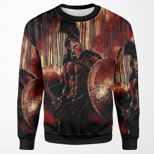Spartan King Dine In Hell All-over-print Unisex Sweatshirt
