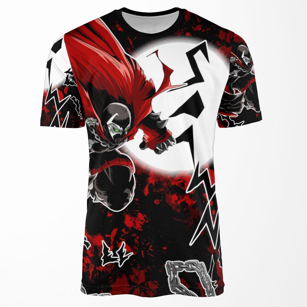 Spawn All Over Red All-over-print T-shirt