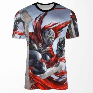 Spawn On The Cross Spawn Fan Art All-over-print T-shirt