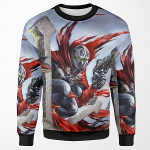Spawn On The Cross Spawn Fan Art All-over-print Unisex Sweatshirt