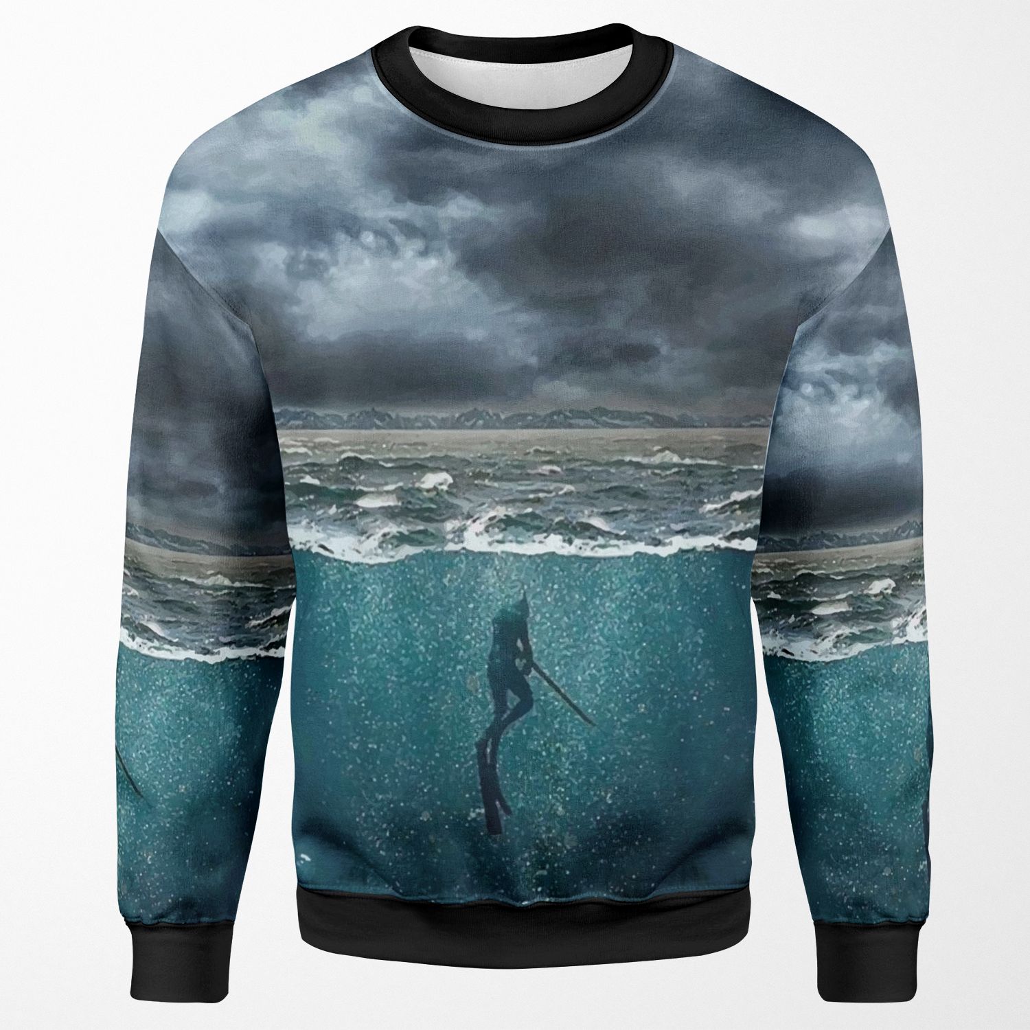 Spearfishing All-over-print Unisex Sweatshirt