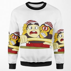 Speed Racer Chispita Y Chito All-over-print Unisex Sweatshirt