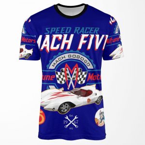 Speed Racer Mach 5 Mifune Motors All-over-print T-shirt