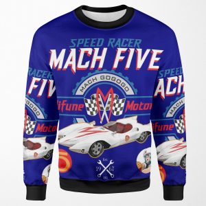 Speed Racer Mach 5 Mifune Motors All-over-print Unisex Sweatshirt