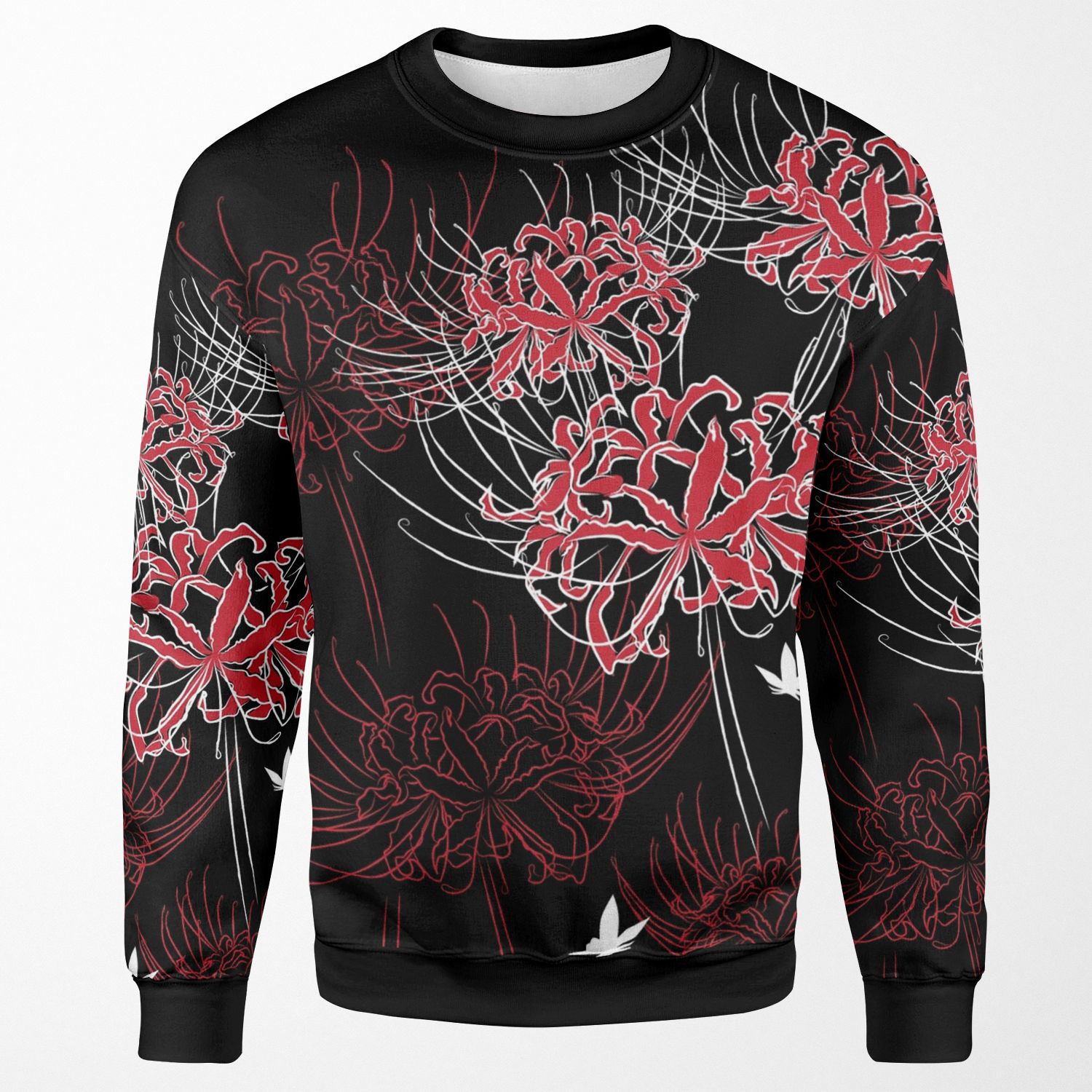 Spider Lily Butterfly Design All-over-print Unisex Sweatshirt