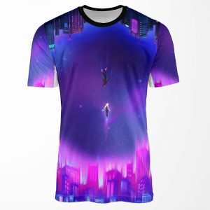Spider Verse Gwen And Miles Piece All-over-print T-shirt