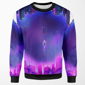 Spider Verse Gwen And Miles Piece All-over-print Unisex Sweatshirt