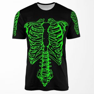 Spinal Tap Nigel S Green Skeleton All-over-print T-shirt