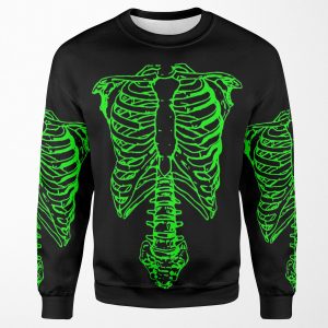 Spinal Tap Nigel S Green Skeleton All-over-print Unisex Sweatshirt