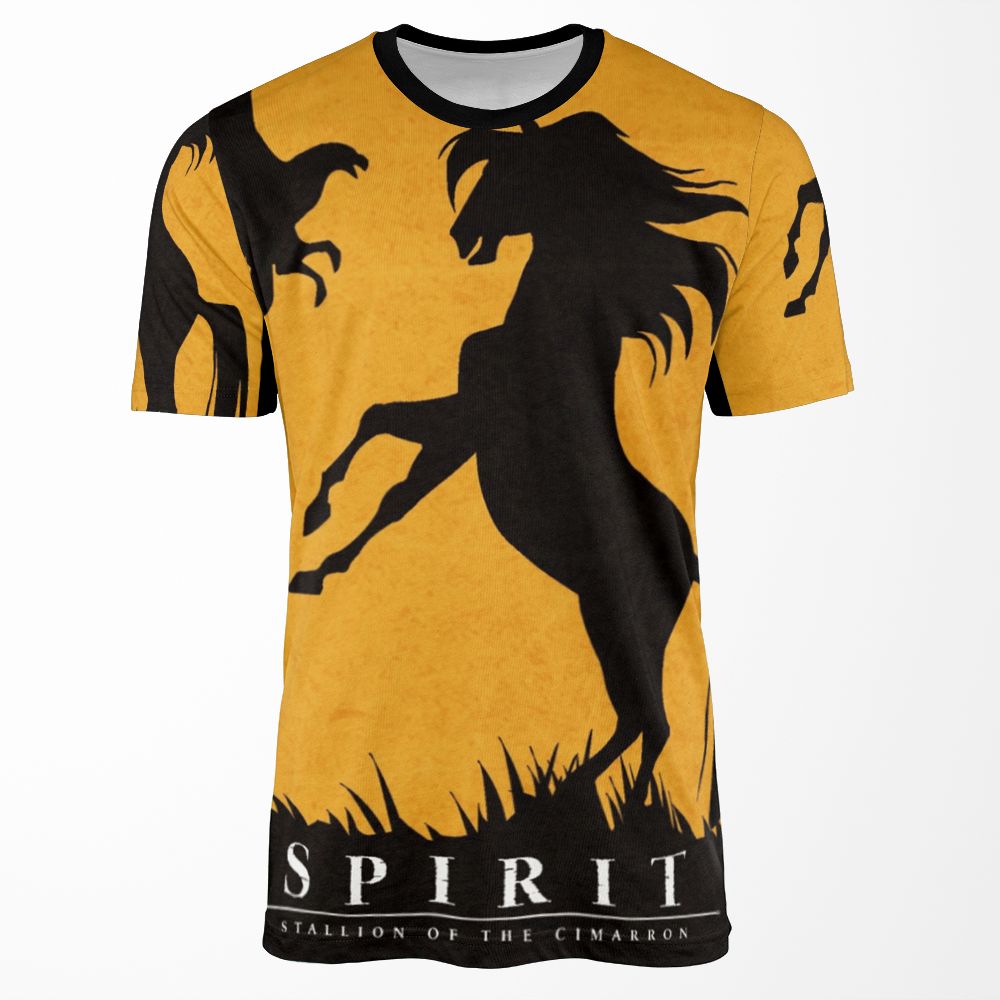 Spirit Stallion Of The Cimarron Minimalist All-over-print T-shirt