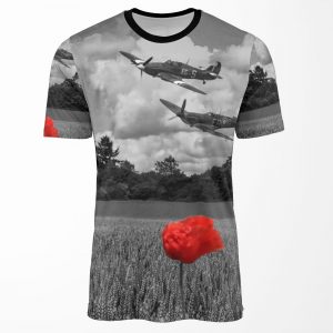 Spitfire And Hurricane Low Pass All-over-print T-shirt