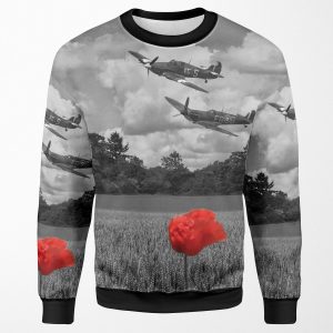 Spitfire And Hurricane Low Pass All-over-print Unisex Sweatshirt