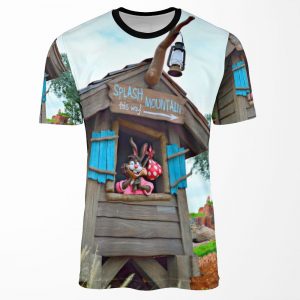 Splash Mountain This Way All-over-print T-shirt