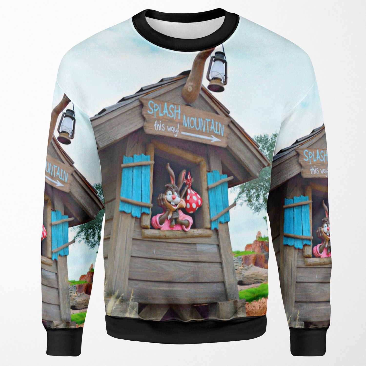 Splash Mountain This Way All-over-print Unisex Sweatshirt