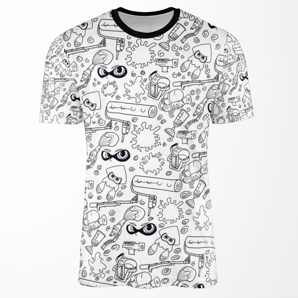 Splat N Guns All-over-print T-shirt
