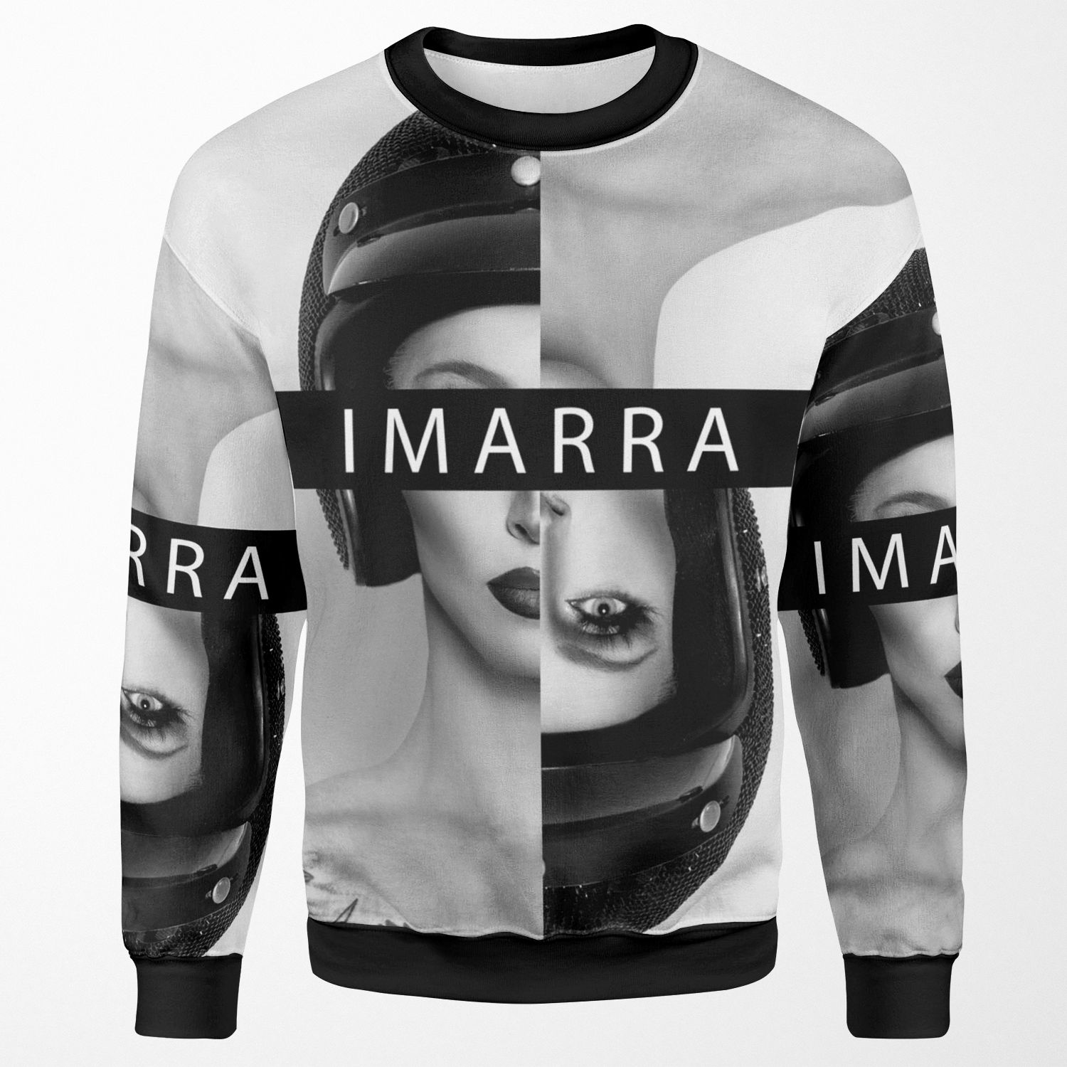 Split Screen All-over-print Unisex Sweatshirt
