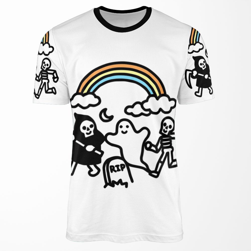 Spooky Pals All-over-print T-shirt