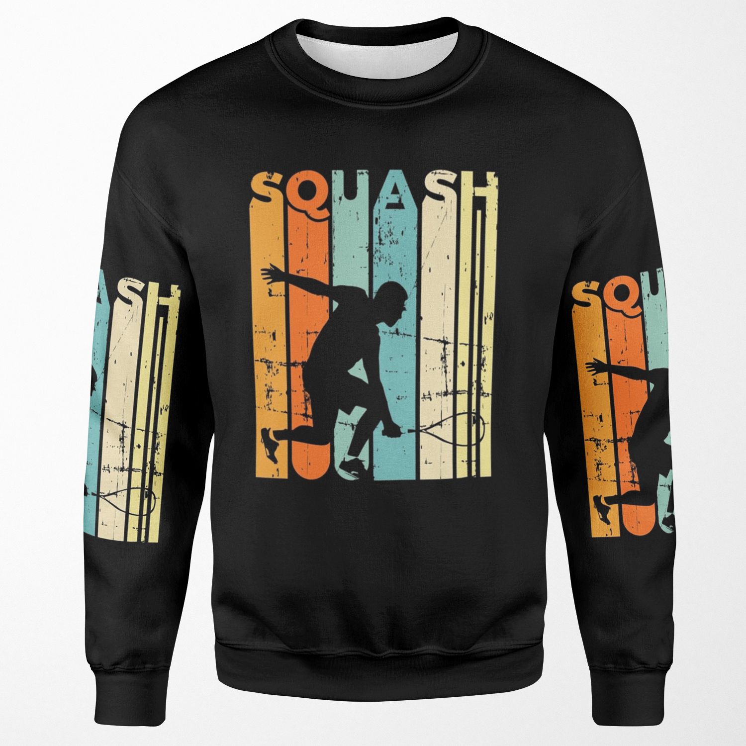 Squash Player Gift Tennis Retro Team All-over-print Unisex Sweatshirt