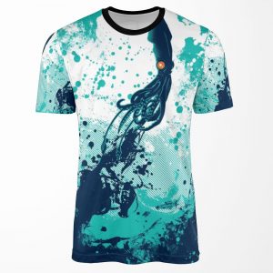 Squid Splash All-over-print T-shirt