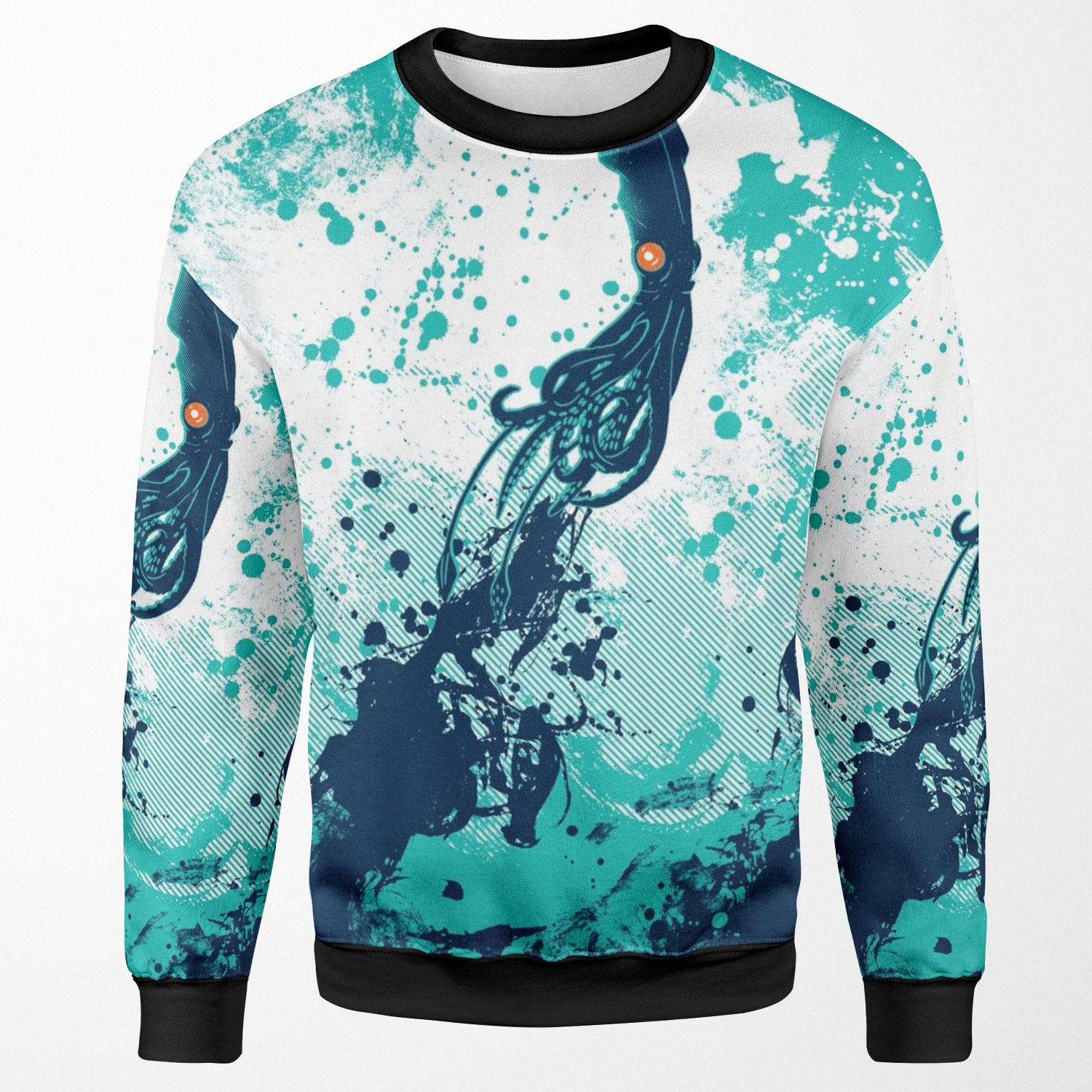 Squid Splash All-over-print Unisex Sweatshirt