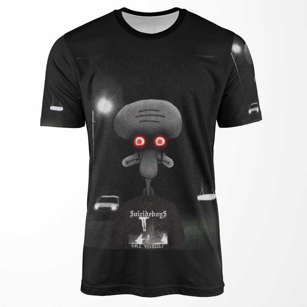 Squidward Suicide All-over-print T-shirt