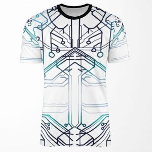 Squip S Hoodie Pattern All-over-print T-shirt