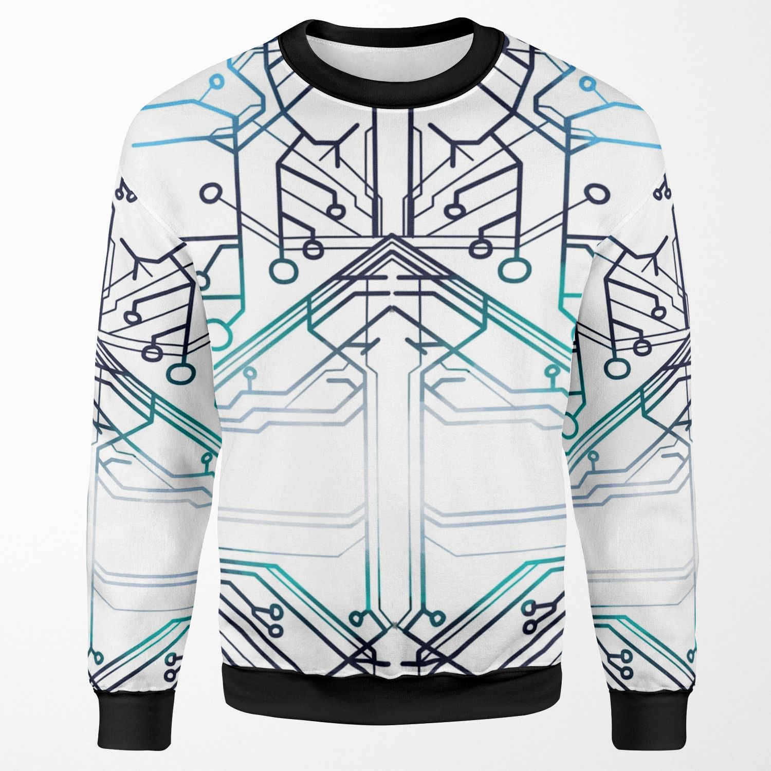 Squip S Hoodie Pattern All-over-print Unisex Sweatshirt