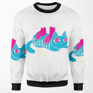 Squish That Cat All-over-print Unisex Sweatshirt