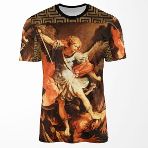St Michael Archangel All-over-print T-shirt
