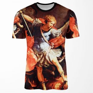 St Michael The Archangel 02 San Miguel Arcangel 02 All-over-print T-shirt