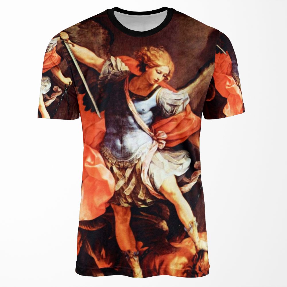 St Michael The Archangel 02 San Miguel Arcangel 02 All-over-print T-shirt