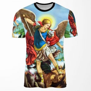 St Michael The Archangel Angel Catholic Saint All-over-print T-shirt