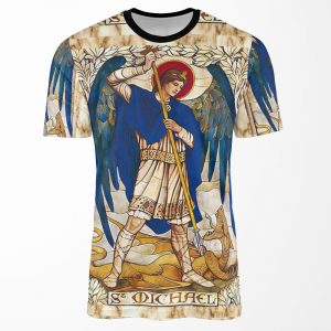 St Michael The Archangel Angel Saint All-over-print T-shirt