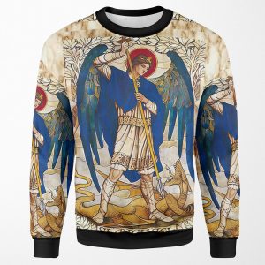 St Michael The Archangel Angel Saint All-over-print Unisex Sweatshirt
