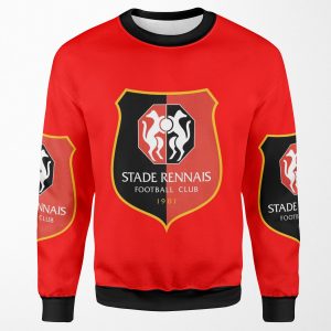 Stade Rennais Fc All-over-print Unisex Sweatshirt