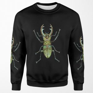 Stag Beetle All-over-print Unisex Sweatshirt