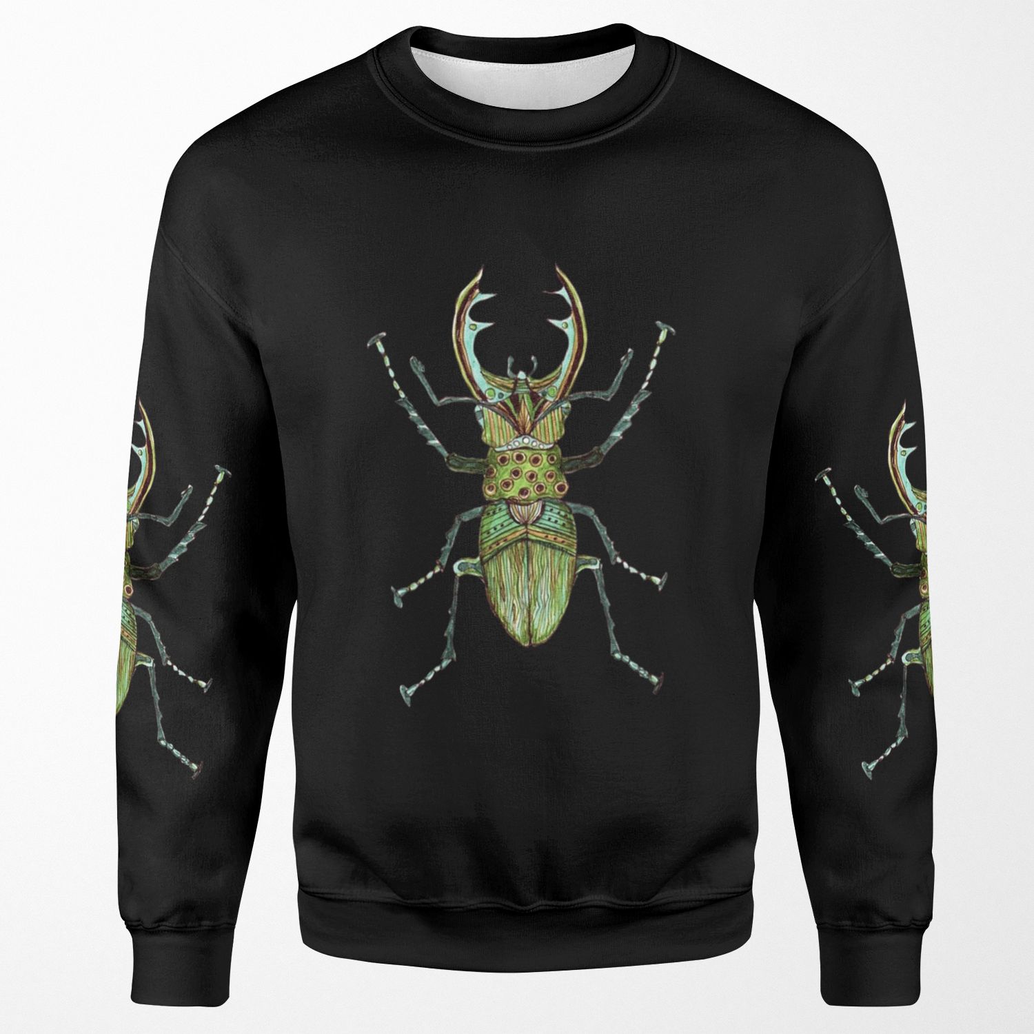 Stag Beetle All-over-print Unisex Sweatshirt