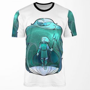 Stained Glass Poseidon All-over-print T-shirt