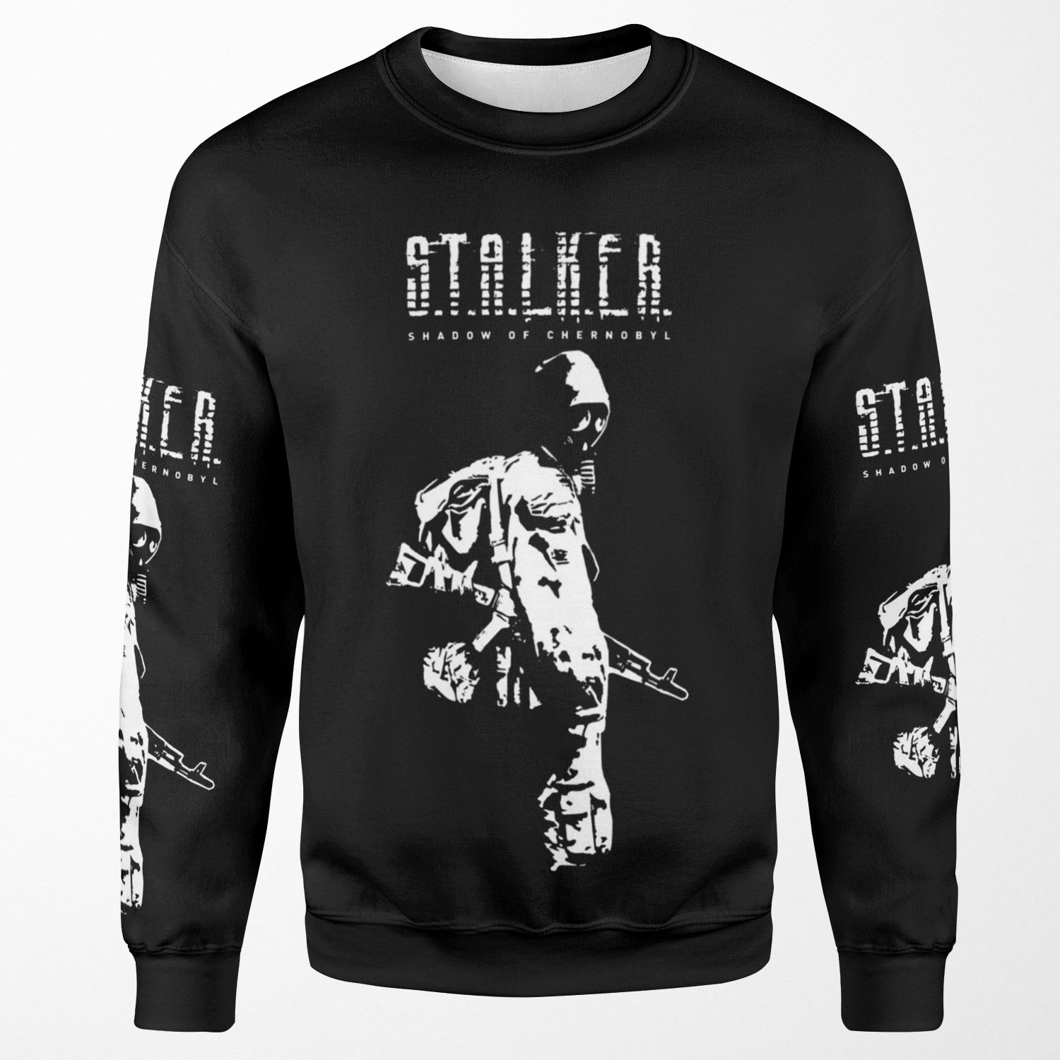 Stalker Soc White All-over-print Unisex Sweatshirt