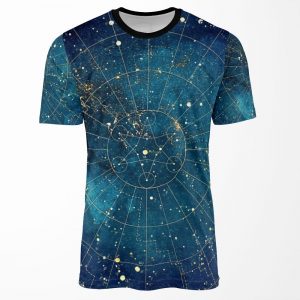 Star Map City Lights All-over-print T-shirt