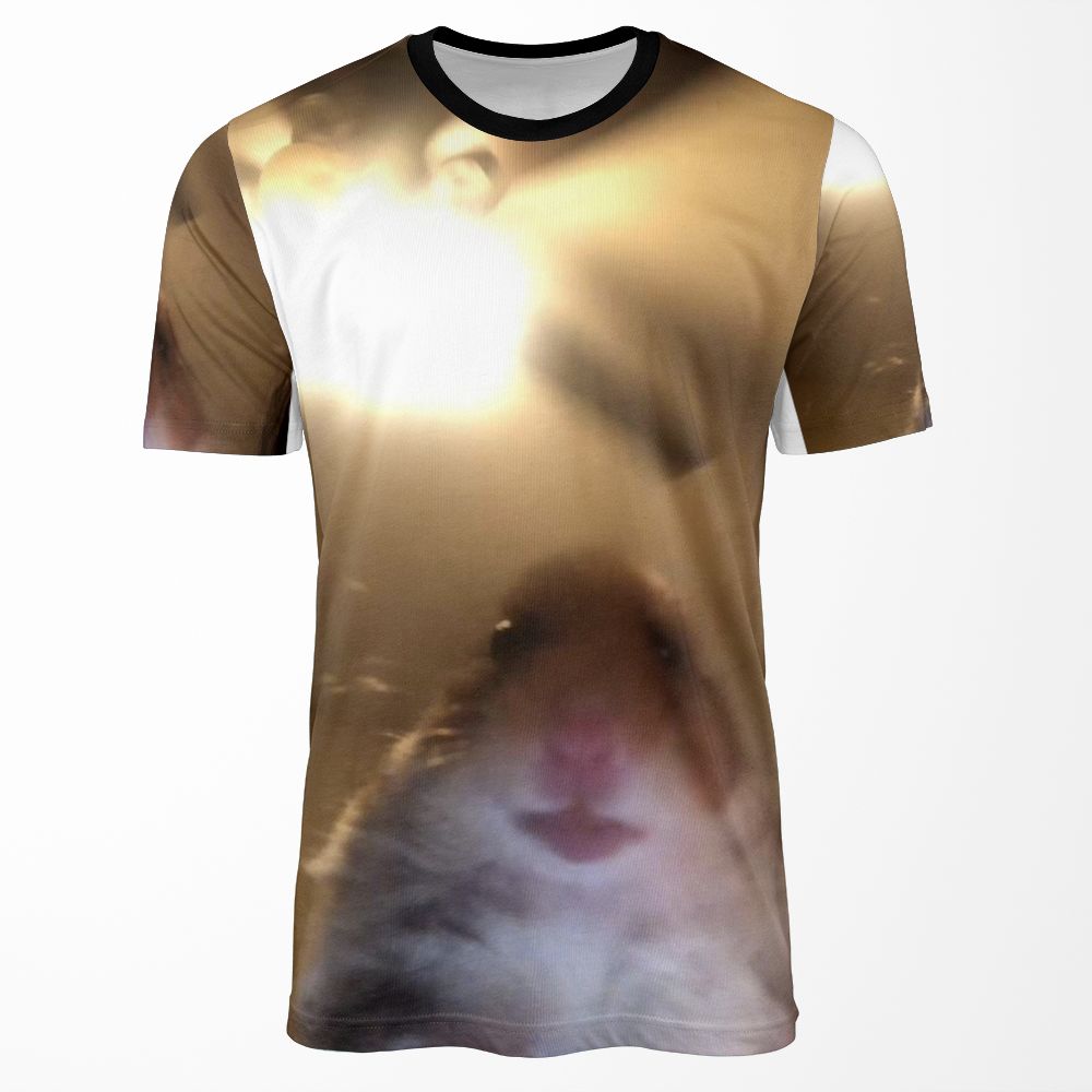 Staring Hamster Meme All-over-print T-shirt