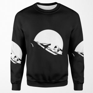 Starman In Space Tesla Roadster All-over-print Unisex Sweatshirt