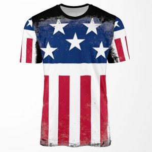 Stars And Stripes Firestarter All-over-print T-shirt