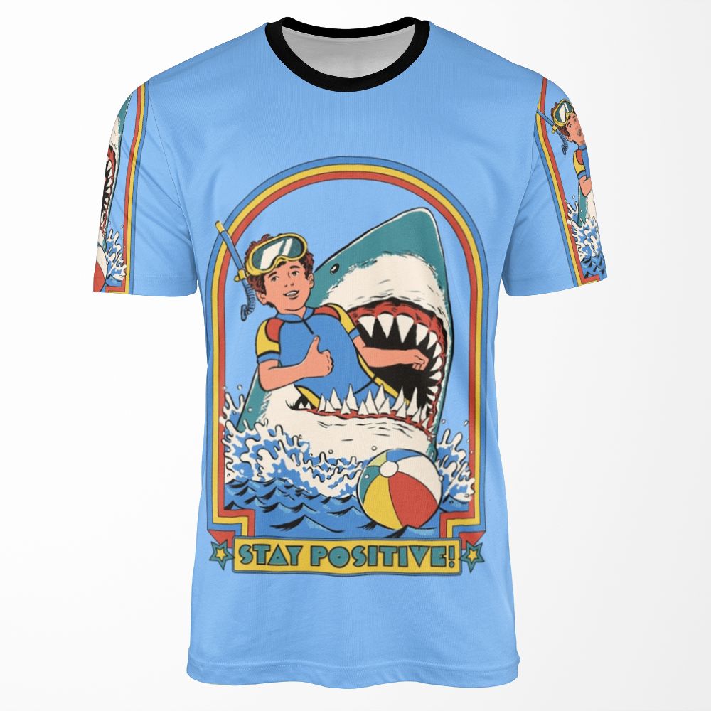 Stay Positive All-over-print T-shirt