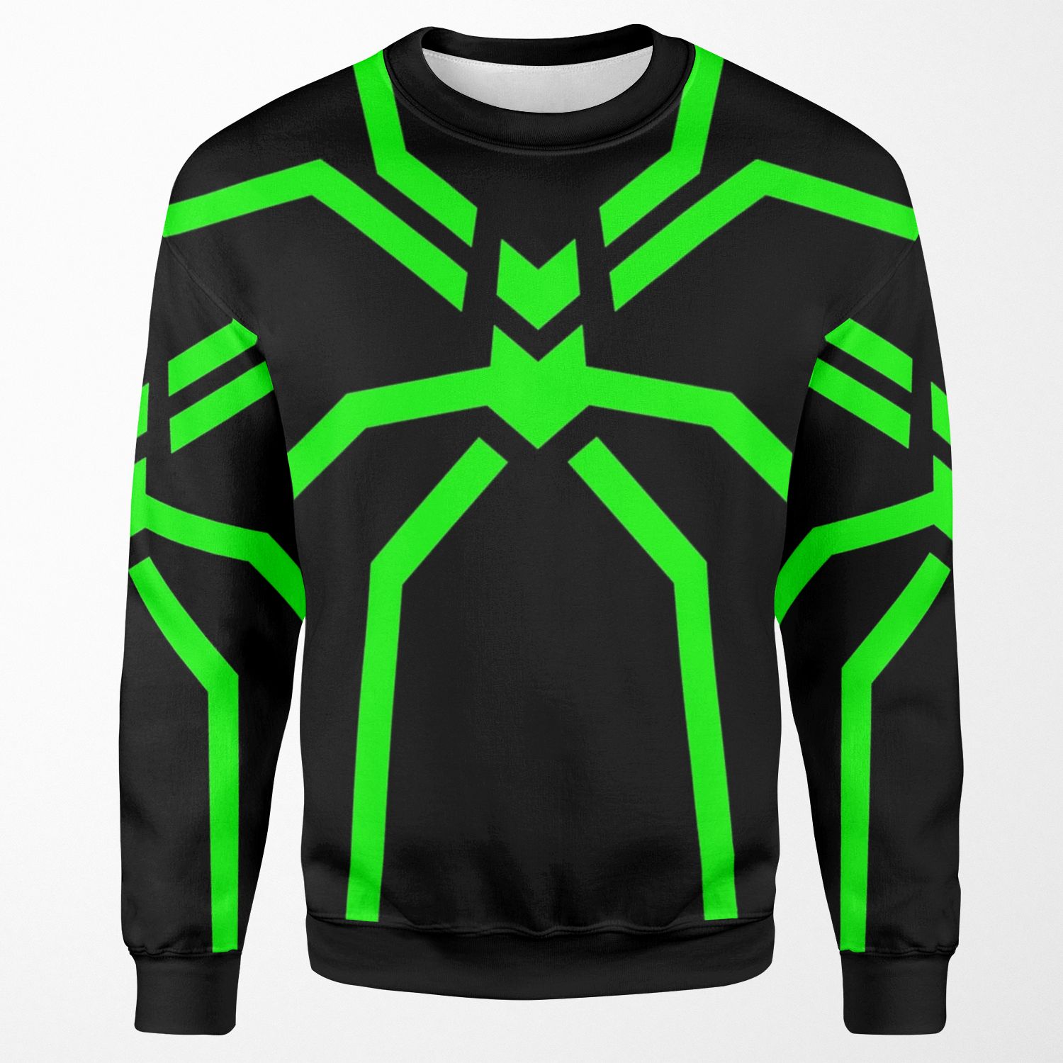 Stealth Spider Green All-over-print Unisex Sweatshirt