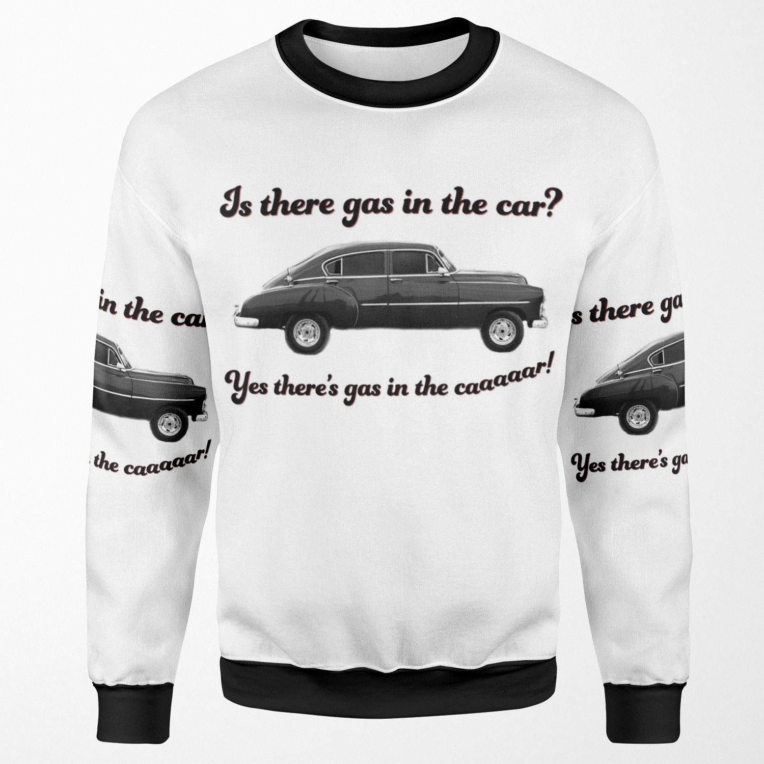 Steely Dan Kid Charlemagne Gas In The Car All-over-print Unisex Sweatshirt
